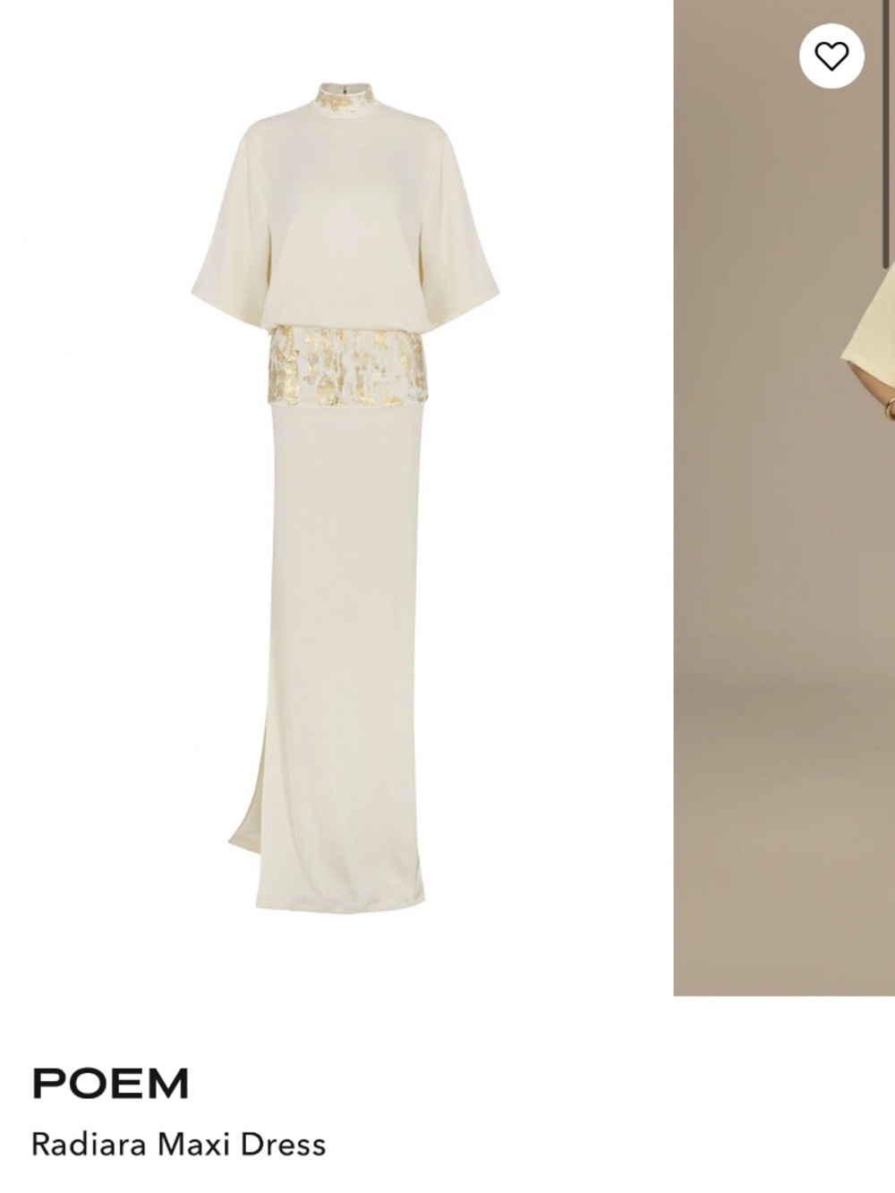 Poem white dress